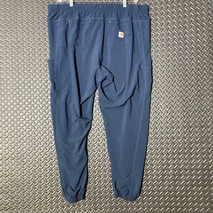 Carhartt Navy Blue Scrub Nursing Comfort Pants Women's Size Regular 2XL